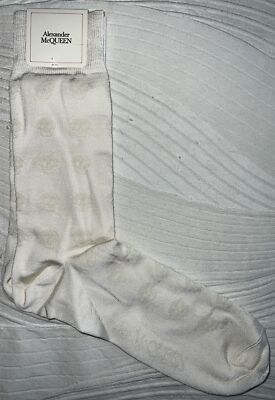 Alexander McQueen Men's Ivory Skull Embossed Dress Socks M (11) Medium $115  NWT | eBay