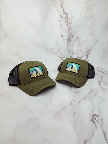 Sombreros de Parque Parque Nacional de Yosemite Gorra Snapback Camionero Malla Adulto Loden Verde - Imagen 12 de 12