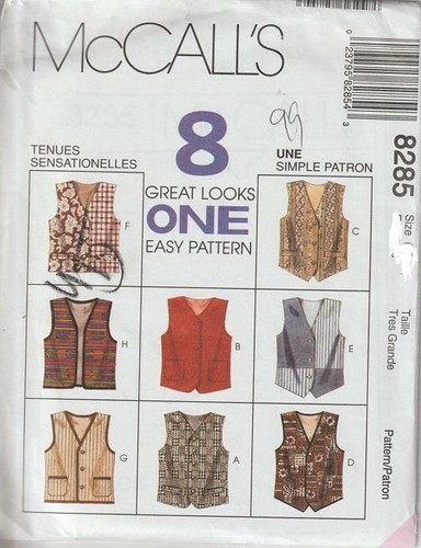 Fuera de imprenta McCalls Patrón de Costura Camisas para Hombre Prendas para el torso Tú eliges - Imagen 10 de 29