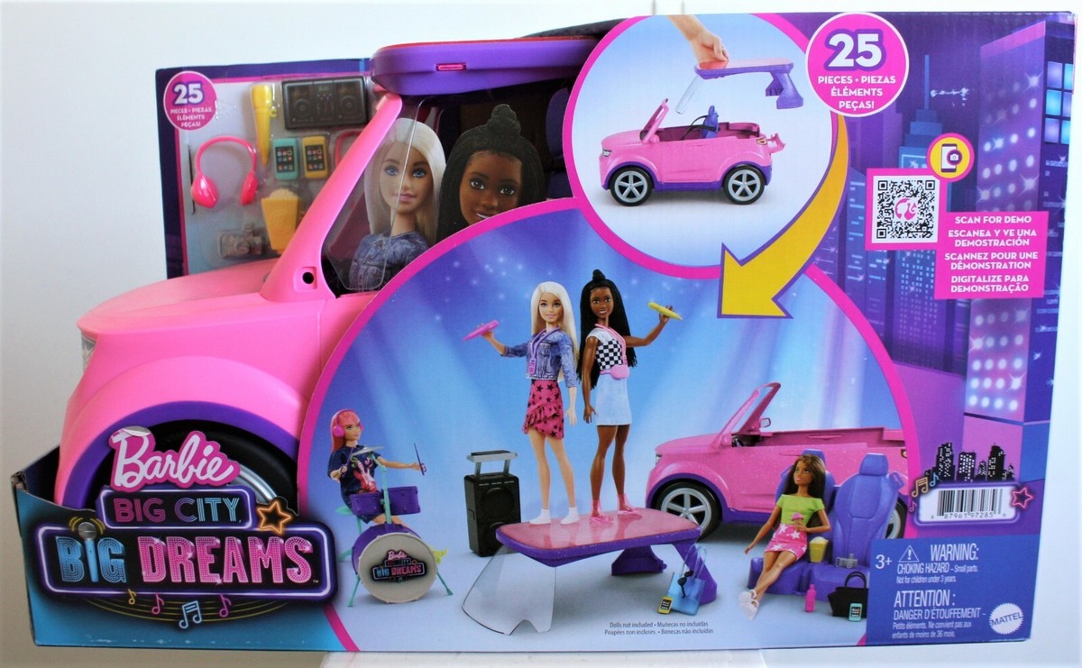 Mattel Barbie Big City Big Dreams Vehicle Playset 25 pieces | eBay