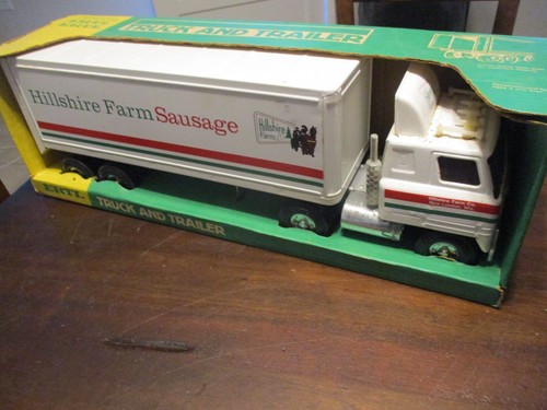 HILLSHIRE FARM CO. NEW LONDON WIS. ERTL TRUCK & TRAILER NOSIB