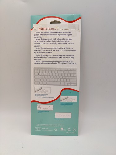 MOSISO Tastaturschutz Kompatibel mit MacBook Pro mit Touch Bar 13 und 15 Zoll 20 - Afbeelding 2 van 3