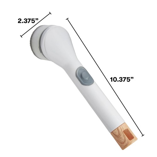 Varita para lavar platos recargable The Home Edit con dispensador de cabezal de esponja sin arañazos - Imagen 11 de 11