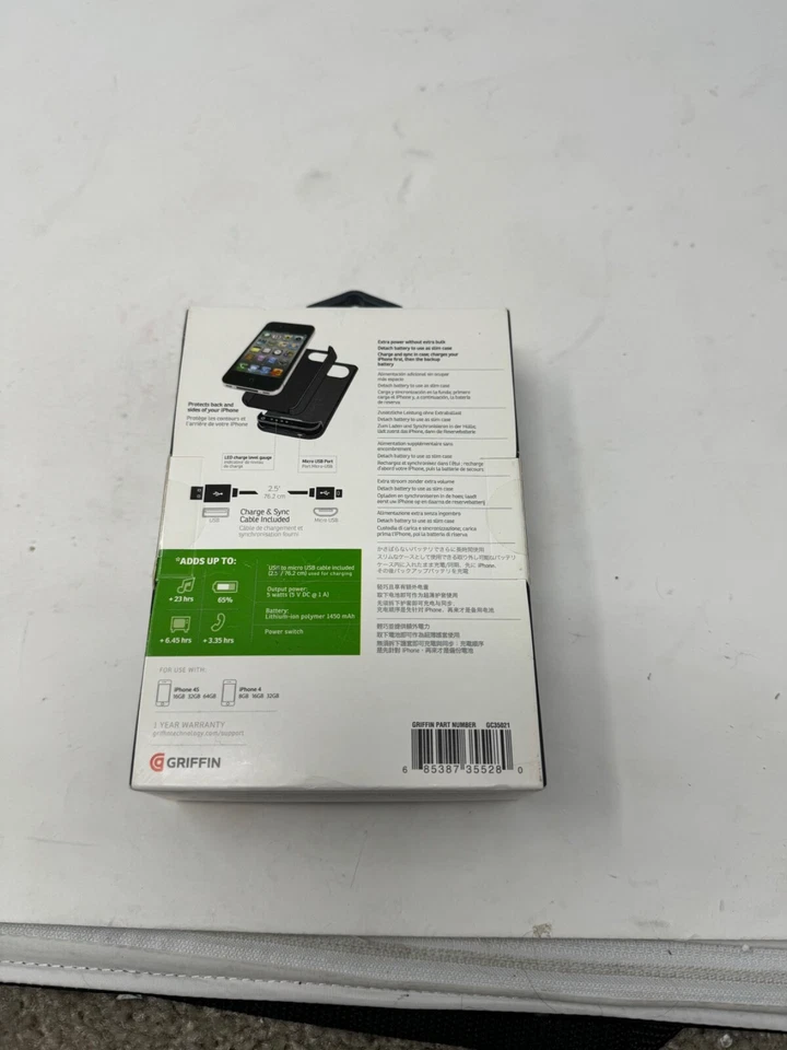 Griffin резерв питания для IPhone 4s и IPhone 4 номер детали GC35021 Бесплатная доставка - Изображение 4 из 4