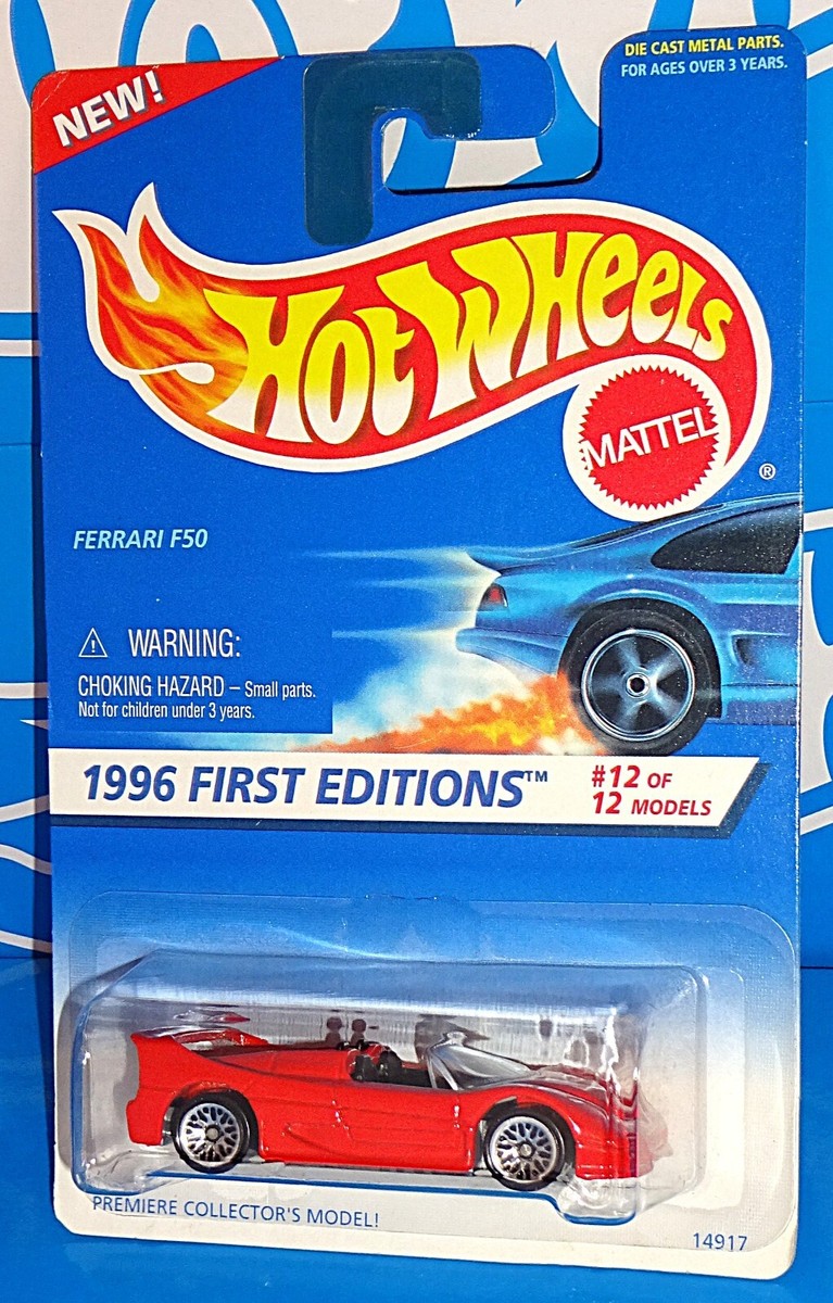 Ferrari F50 Hot Wheels 1996 First Editions #12 of 12 Red on