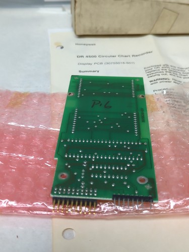 HONEYWELL,30755016-501, PLACA DE VISUALIZACIÓN DR 4500 GRABADORA DE GRÁFICOS CIRCULARES DE NUEVO DE LOTE ANTIGUO - Imagen 6 de 7