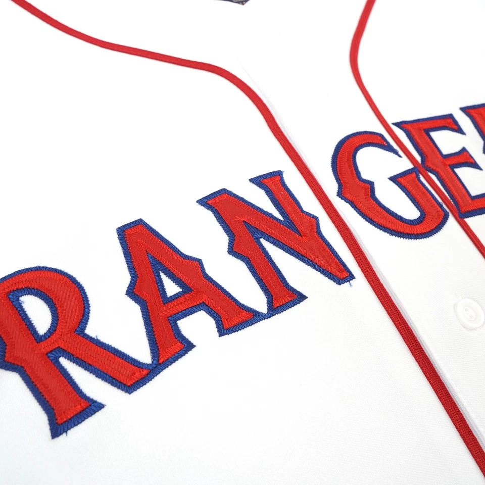Ivan Rodriguez 1995 Texas Rangers All Star Men's Home White Cooperstown Jersey - Image 3 of 4