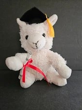 Dan Dee Plush LLAMA Stuffed Animal graduation gift 7" EUC celebration soft lama