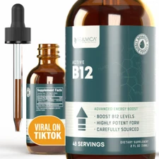 Active B-12 | Great Tasting & Fast-Acting Liquid Formula - Rejuvica Health