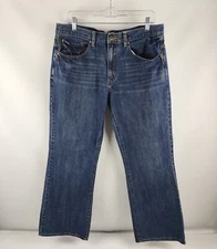 Urban Pipeline Jeans Mens 34x29 Blue Relaxed Bootcut Denim