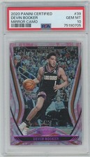 PSA 10 2020 PANINI CERTIFIED MIRROR CAMO #14/25 #39 DEVIN BOOKER