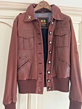 La Martina ,stunning Leather Jacket Size 12