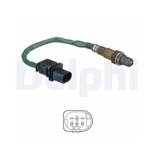 Lambdasonde DELPHI ES20551-12B1 für MERCEDES-BENZ, links, nach Katalysator