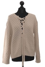 Dorothee Schumacher Urban Breath O-Neck Damen Pullover 2 S beige + Kaschmir NEU