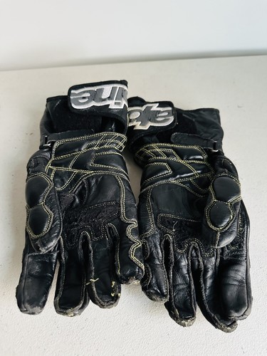Alpinestars GP Plus Gloves Size Midium Leather Motorcycle Dirt Bike Black Bridge - Foto 2 di 5