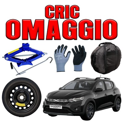 Space Saver Spare Wheel 16'' Dacia Sandero Stepway 4 Holes 16 DOT 25
