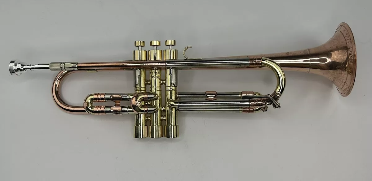 Getzen Super Deluxe Copra Temp Trumpet With Custom Value Caps And