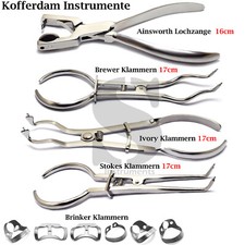 Kofferdam-Instrumente Separierzange Ivory Kofferdamklammern Lochzange Rahmen