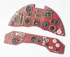 Yahu Models 1/48 Gloster Gladiator Mk.I Early Instrument Panel for Eduard/Roden