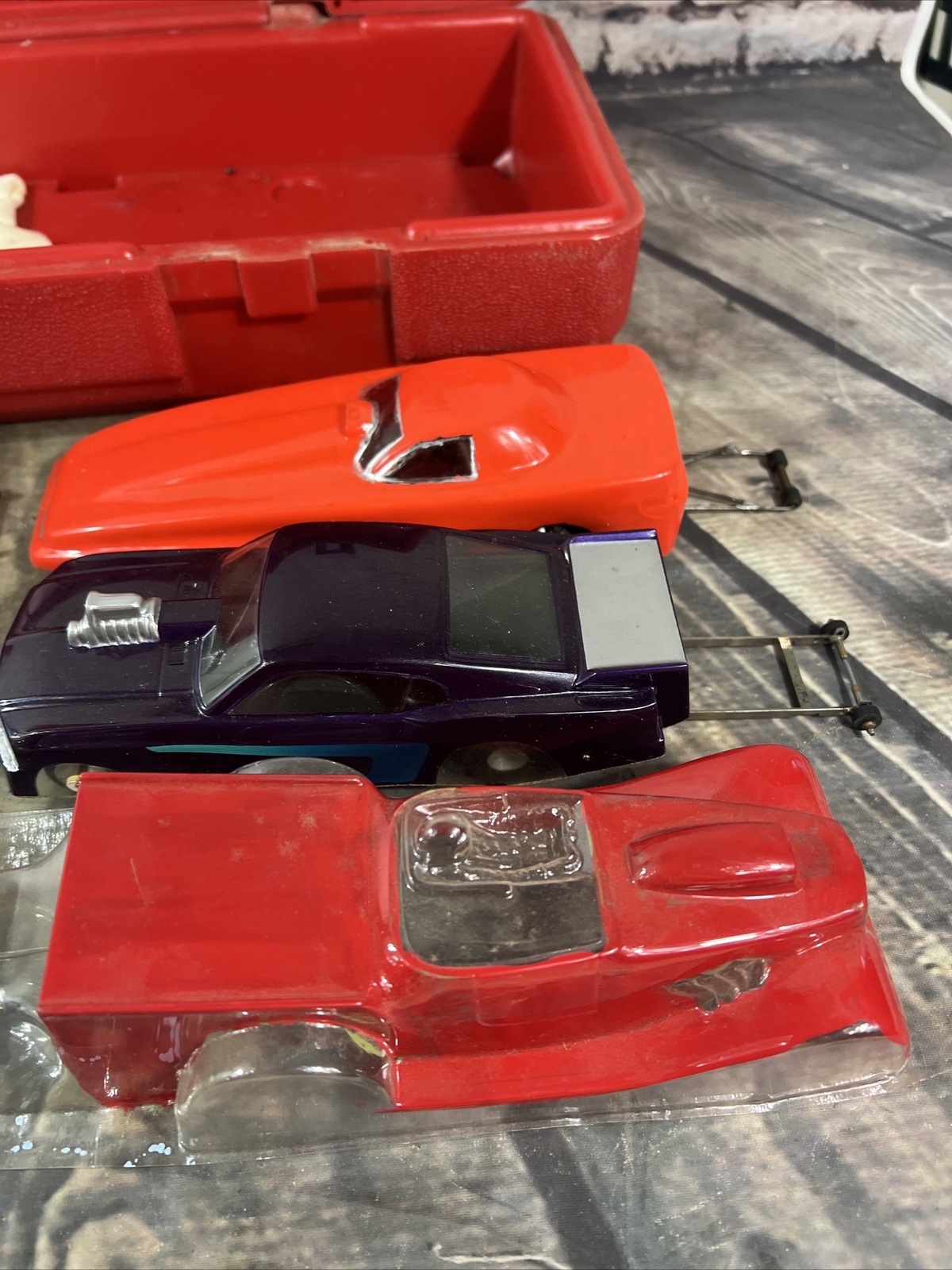 Parma Slot Car Lot The Edge by Parma Drag Chassis 1/24 Scale + Chassis