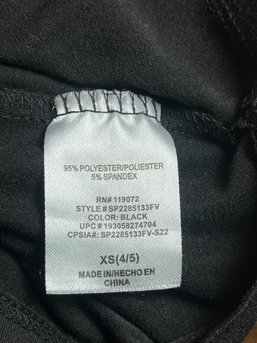 Friends Dress, Toddler Girl's XS, Black, Sleeveless, F.R.I.E.N.D.S. TV Series - Picture 6 of 8