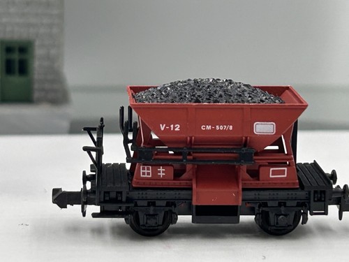IBERTREN N 462/4 - Lot 4 Hubwagen Minen Braun und Silber Mit Kohlenladung - Bild 10 von 18