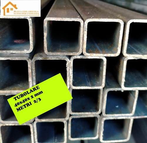 TUBO RETTANGOLARE ALLUMINIO NATURALE 40x20x1,2 Mm 3 M ARGENTO - Foto 5