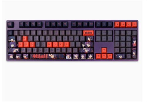 Manga Takanashi Rikka PBT Keycaps Set Cherry MX For Mechanical Keyboard 108 Keys - Picture 5 of 10