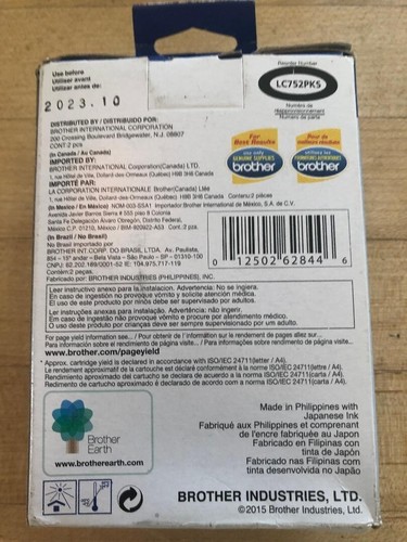 Brother 2 LC75BK XL, LC75Y XL, LC75CL XL Lot Ink cartridges - Picture 7 of 10