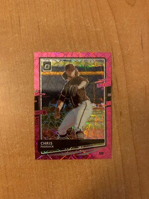 2020 Donruss Optic - Chris Paddack - Pink Velocity Prizm  /199 PADRES
