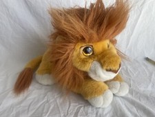 Vintage The Lion King Roaring Simba Plush Puppet Disney Mattel 1993 Tested EUC