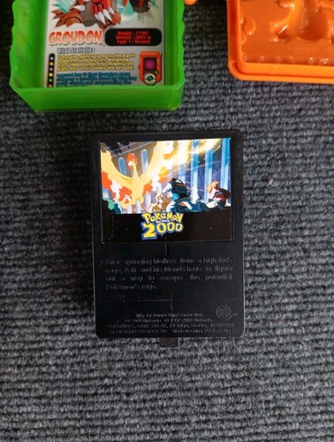 Pokemon 3D Power Action Cards 2000 Film BK Meal Toys lotto di 11 e porta carte - Foto 11 di 15