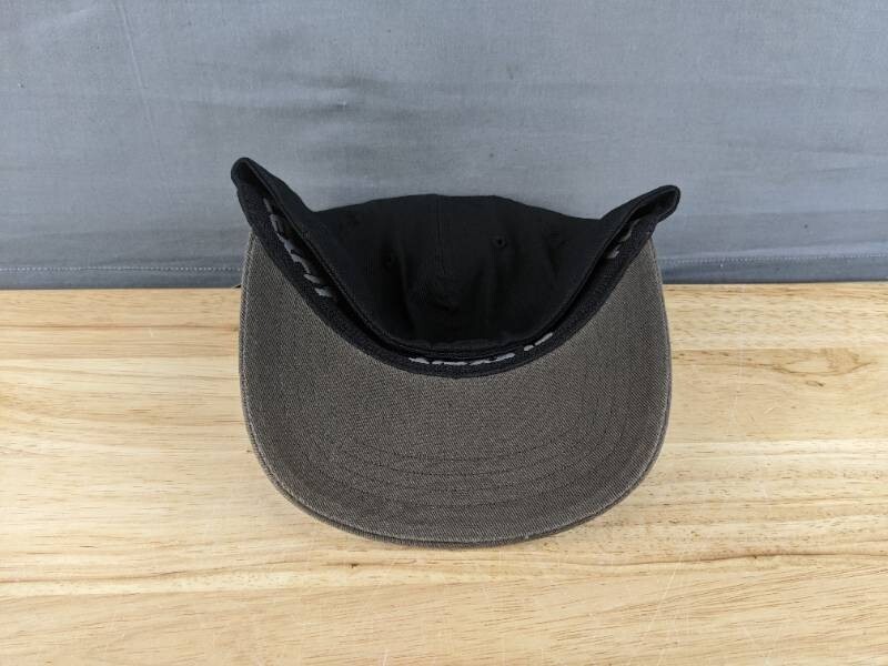 Brand New Yupoong Flexfit Charcoal and Black Hats Small/Medium  *BULK DISCOUNT*