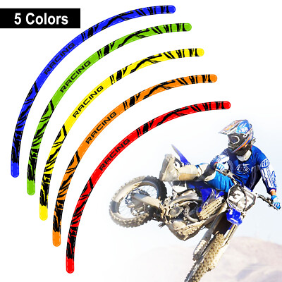 MX Bike Rim Sticker Tape Set WILD For TM Racing 530EN EN530F 2007-2021 17