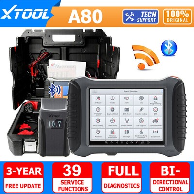 XTOOL A80 Car Bidirectional Diagnostic Scanner key Programming E.CU Coding Tool