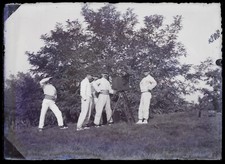 FRANCE Bataillon de Joinville Appareil Photo Photo NEGATIVE Plaque verre c1900