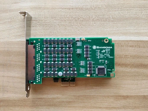 Sangoma AFT Series Model A108 rev.a 2006 PCIe x1 Interface Card