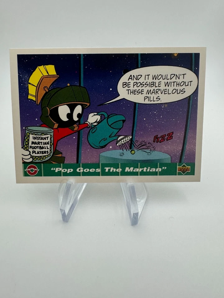 1992 Comic Ball 4 Football Cards Fill Your Set! Looney Tunes - Image 3 of 4