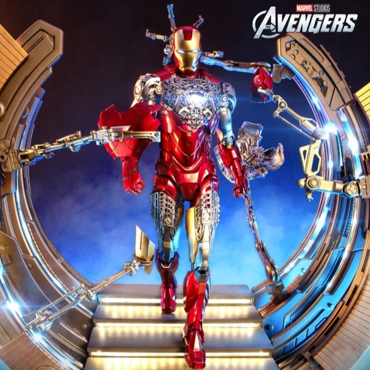 Hot toysセット アイアンマン　ロケット　キャプテンアメリカ　マイティソー Hot toysセット アイアンマン ロケット キャプテンアメリカ