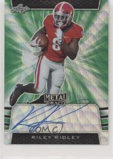 2019 Leaf Metal Draft Green Wave 2/5 Riley Ridley #BA-RR1 Auto uk2