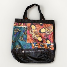 Vintage Smithsonian Institution Museum Tote Bag 1987 Logo Abstract Q44