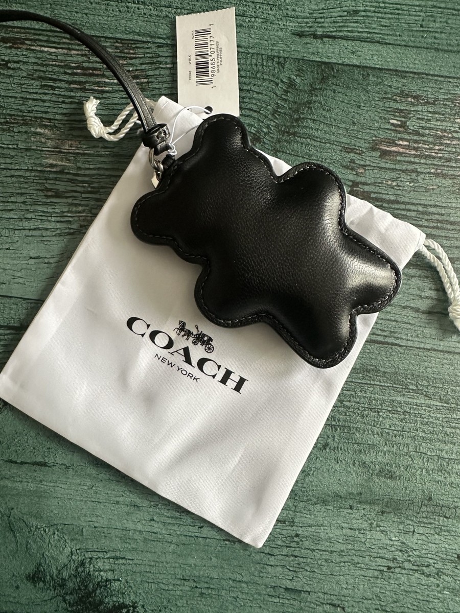 BN coach Bear Puffy Bag Charm CCX44 black | eBay