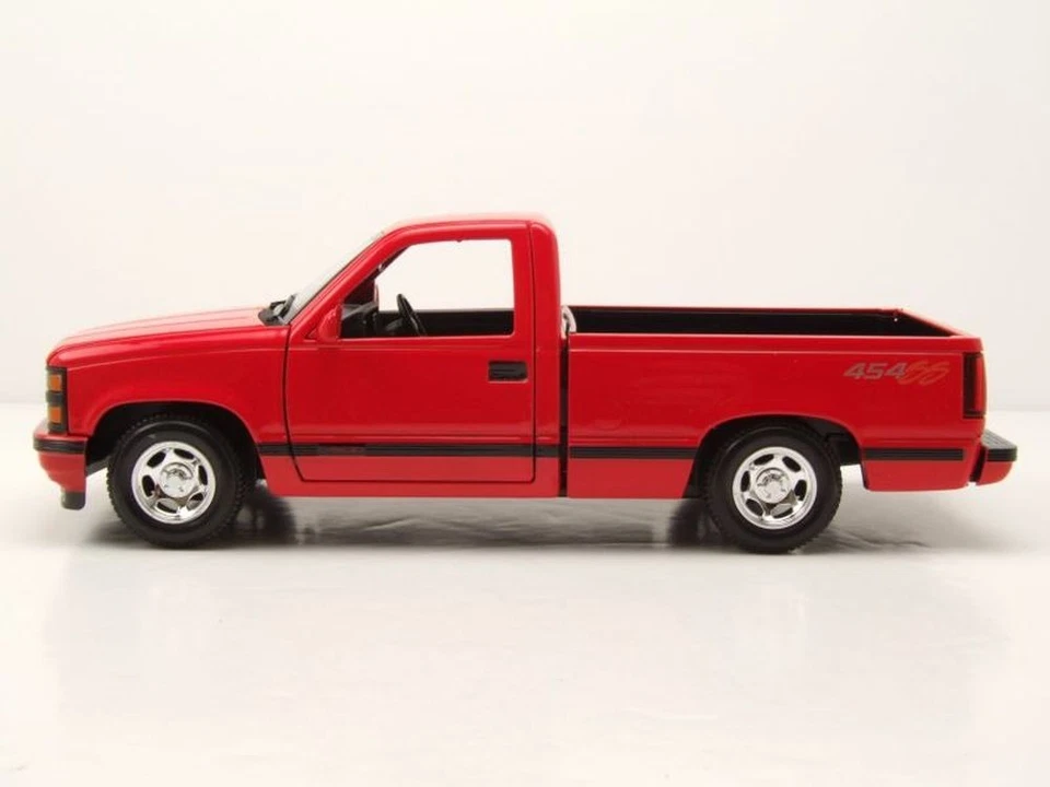 Chevrolet 454 Ss Pick-Up 1993 Coche a Escala Rojo 1:24 Maisto - Imagen 3 de 4