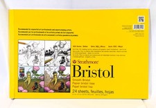 Strathmore 300 Series Bristol Paper Pad - 24 Sheets 100lb/270g