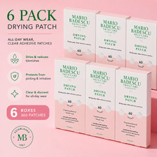 6 paquetes de parches de secado Mario Badescue de 60 (360 TOTAL) CADUCIDAD - 02-2026