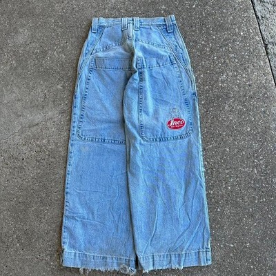 90s 939 バギーデニム ワイド アイスブルー solo jnco Vintage JNCO Big Rig Jeans 90s Wide Leg Denim Light Wash USA Made