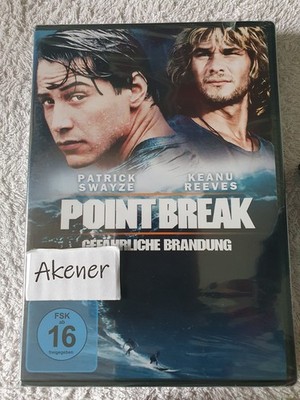 Point Break Gefährliche Brandung Patrick Swayze, Keanu Reeves DVD (unbenutzt)