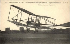 PIONEER AVIATION l'Aeroplane Ferber ISSY-LES-MOULINEAUX Antique Postcard