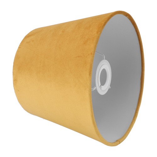 Elegant Gold Velvet Lampshade for E14/E27 Bulbs Easy Installation - Picture 19 of 19