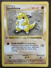 Sandshrew [Shadowless] #62 Prices | Pokemon Base Set | Pokemon Cards
